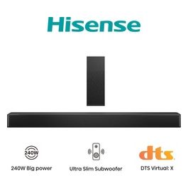 HS2100 Altoparlante Soundbar Nero 2.1 Canali 240 W