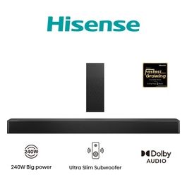 HS2100 Altoparlante Soundbar Nero 2.1 Canali 240 W