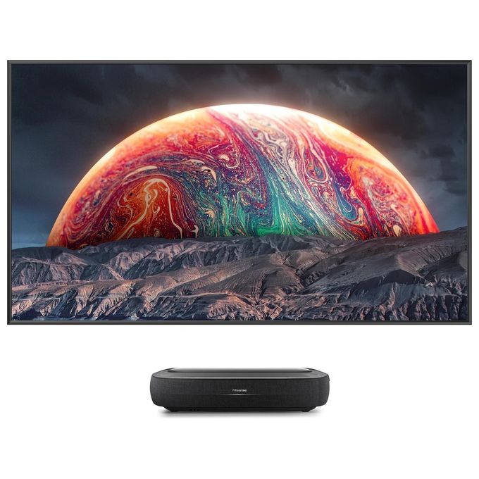 Image of Hisense Laser TV 100 pollici 4K 2023 100L9HD Schermo anti-riflesso ALR 3000 lumen 4K HDR10 Smart TV VIDAA 6.0 Dolby Vision e Atmos