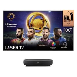 Laser TV 100 pollici 4K 2023 100L9HD Schermo anti-riflesso ALR 3000 lumen 4K HDR10 Smart TV VIDAA 6.0 Dolby Vision e Atmos