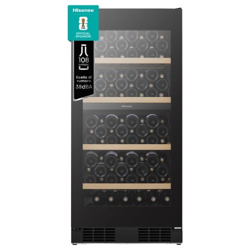 RW3N230GELF Cantinetta Vino 108 Bottiglie 239 L Classe F 38 dB Zona Temperatura 5-20 °C Wi-Fi LED colore Nero