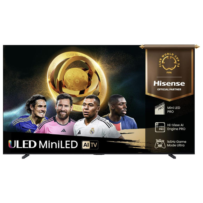 Hisense 100U7Q PRO Smart TV 4K Mini LED ULED 100 Pollici Nero