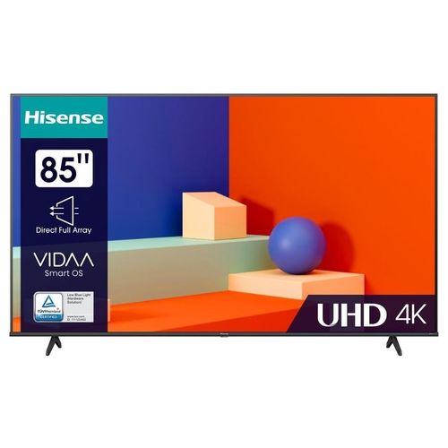 Hisense Tv Led 85 pollici 4k 85a69k HDR10+ Dolby Vision Smart tv Vidaa  Audio DTS VIRTUAL-X Game Mode Plus 