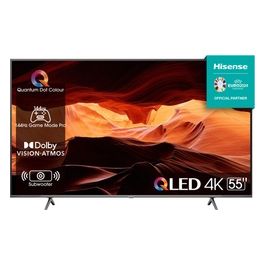 Tv QLed 4k Ultra Hd 55” 55E7KQ Pro Smart Tv Vidaa U7 Dolby Atmos con Subwoofer 2.1