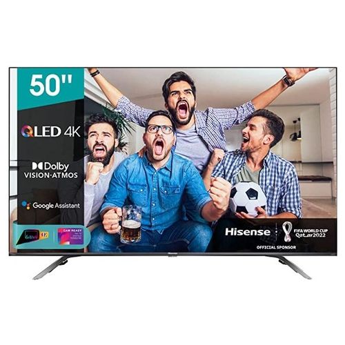 Hisense Tv Qled 50E78GQ 50 pollici 4k Quantum Dot HDR Dolby Vision Smart TV VIDAA 5.0 Audio Dolby Atmos Controlli vocali Alexa e Google