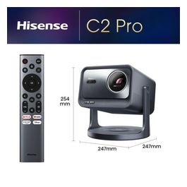 Videoproiettore C2 Pro UHD 4K Qualità Cinematografica con Risoluzione Ultra HD e Tecnologia Avanzata per un'Immagine Nitida