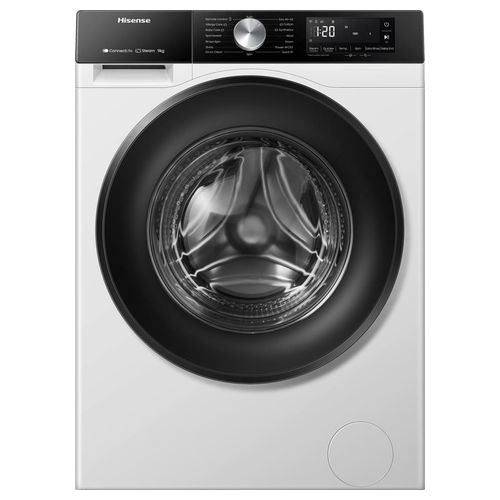WF3S9043BW3 Lavatrice Frontale 9 Kg 1400 rpm Classe A Wi-Fi Inverter Vapore 72 dB (85x60x55 cm) colore Bianco