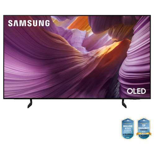 Samsung, Smart Tv Oled 55'', 4K, Processore AI Gen2, Dolby Atmos, QE55S85FAUXZT