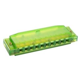 Hohner Armonica Translucent Harp Verde