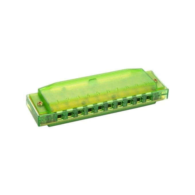 Hohner Armonica Translucent Harp Verde