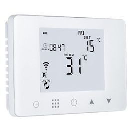 CTW Cronotermostato Digitale Wi-Fi Intelligente per Caldaia a Gas/Acqua, Installazione a parete o su supporto 503, wifi Smart compatibile con Alexa e Google