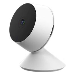 8S Mini Videocamera Smart Wi-Fi da interno, Telecamera 1080p Full HD, Rilevazione Movimento, Visione Notturna e Audio, Compatibile con Alexa e Google