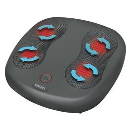 Dual Shiatsu Massaggiatore Piedi 12 Testine Rotanti Opzione Calore