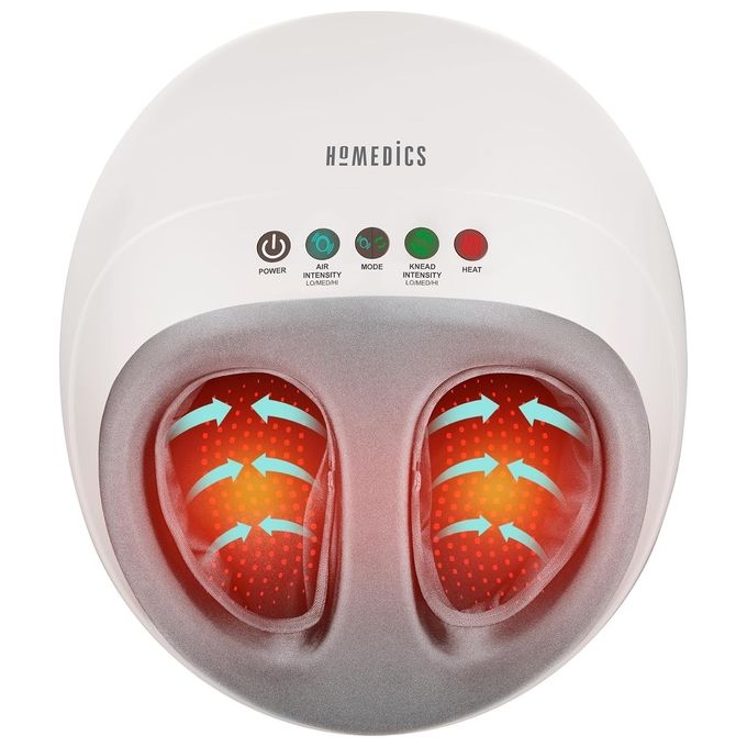 Homedics Shiatsu Air Pro Massaggiatore Plantare Compressione d'Aria Calore Opzionale Massaggio Shiatsu Profondo