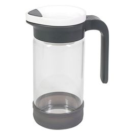 Brocca Per Frigo Ambition Con Filtro, Ideale Per te e Infusi Capacita' 1000 ml Vetro, Plastica Grigio, Trasparente