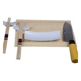 Set Sushi 7 Pezzi Completamente Utile per Servire i Tuoi Piatti Giapponesi Preferiti in Stile