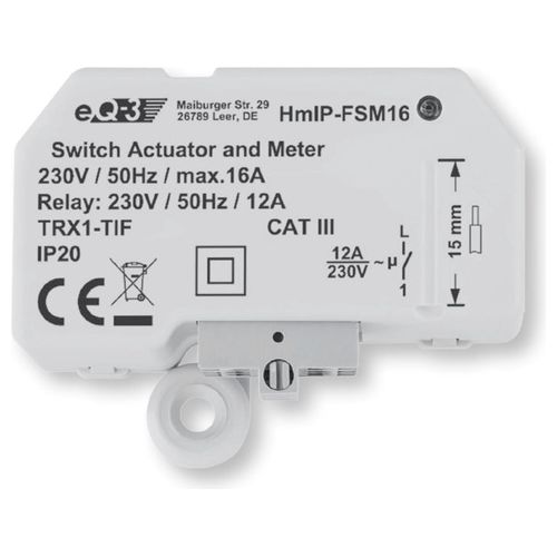 Homematic IP HmIP-FSM16 Attuatore Commutazione-Misurazione