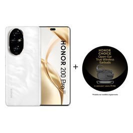 Honor 200 Pro 5G 12Gb 512Gb 6.78'' Oled 120Hz Dual Sim Moonlight White + Auricolari Choice Black