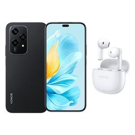 Honor 200 lite 5G 8Gb 256Gb 6.7'' Amoled Dual Sim Midnight Black + Auricolari Buds X5 White