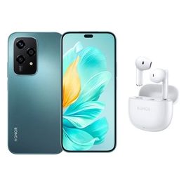 Honor 200 lite 5G 8Gb 256Gb 6.7'' Amoled Dual Sim Cyan Lake + Auricolari Buds X5 White