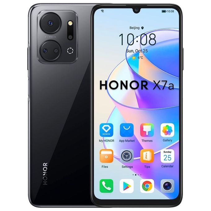 Honor X7a 4G 4Gb 128Gb 6.74'' Dual SIM Midnight Black Tim