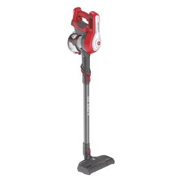 HF122RH 011 H-Free 100 Scopa Elettrica senza Filo senza Sacco Capacita' 0,9 Litri Autonomia 40 Minuti 2 Velocita' Sistema Ciclonico Argento/Rosso