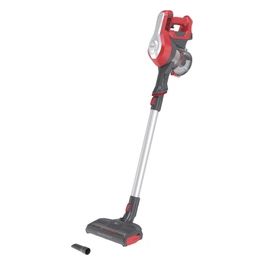 HF122RH 011 H-Free 100 Scopa Elettrica senza Filo senza Sacco Capacita' 0,9 Litri Autonomia 40 Minuti 2 Velocita' Sistema Ciclonico Argento/Rosso