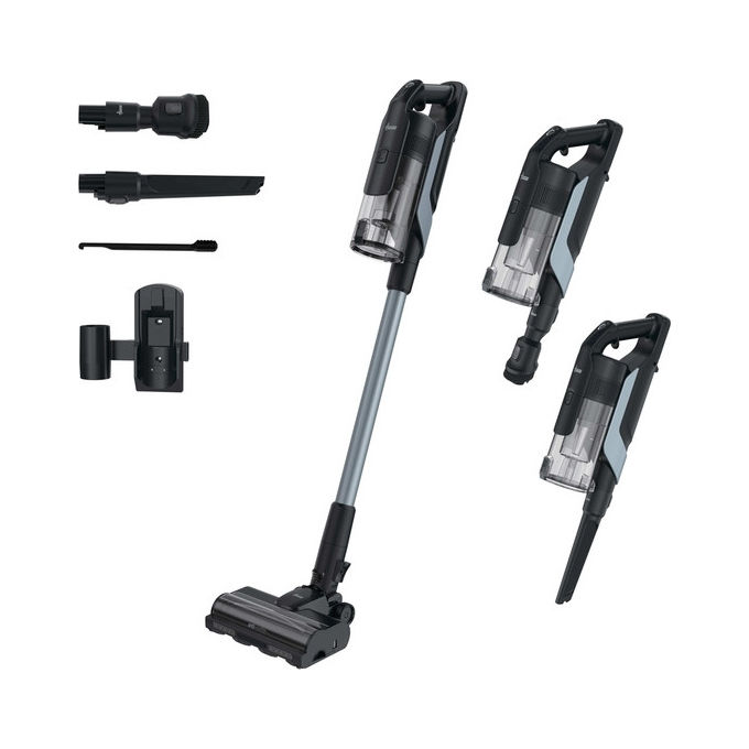Hoover HF610P 011 HF6 Turbo Sense Aspirapolvere Senza Filo 0,7 L 250 AW 100 min autonomia colore Nero Metallico
