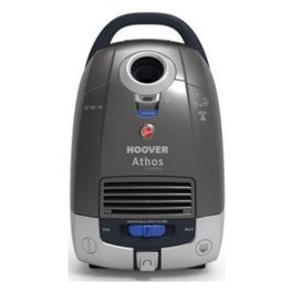 Hoover ATC18LI Athos Aspirapolvere a Traino senza Filo con Sacco Autonomia 30 Minuti Capacita' 5 Litri Grigio/Silver