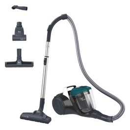 BR71_BR30 Breeze Aspirapolvere a Traino senza Sacco Potenza 700 W Capacita' 2 Litri Nero/Verde/Grigio Fumo