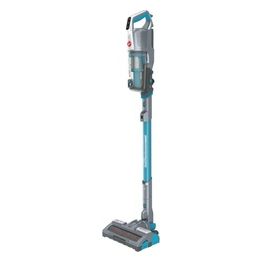 Hoover H-FREE 500 Hydro Plus Scopa Elettrica senza Filo Senza Sacco Capacita' 0,45 Litri Autonomia 45 minuti Grigio/Turchese