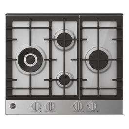 H-HOB 300 GAS HHG6D5WK3X Piano Cottura 4 Fuochi a Gas Larghezza 60 cm in Acciaio Inox colore Inox
