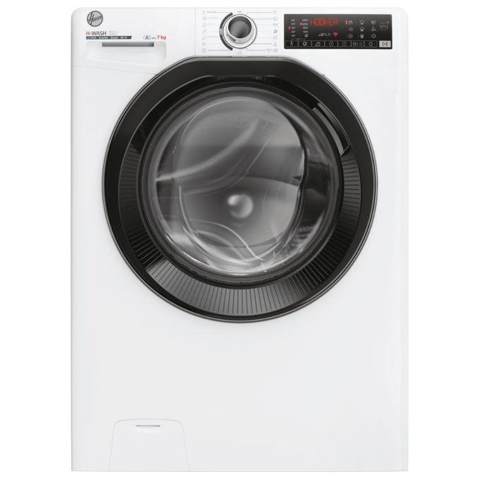 Hoover H-Wash 350 H3WPS4376TAMB6-S Lavatrice carica frontale Slim 7 Kg Classe A Centrifuga 1300 giri Profondita' 44 cm Inverter Funzione Vapore