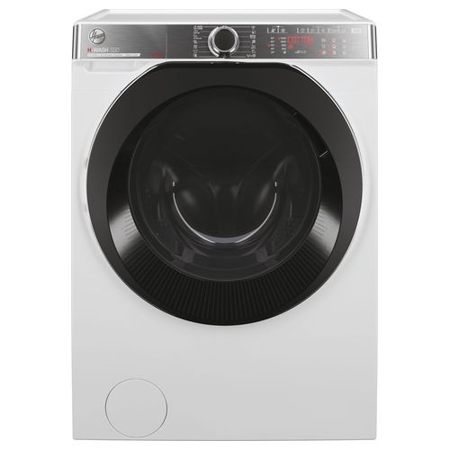 H-WASH 550 H5WPB414AMBC-S Lavatrice a carica frontale 14kg 1400 giri classe A motore Eco-Power EcoDoser scan etichette funzione vapore controllo remoto bianco 60x67x85