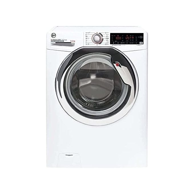 Image of Hoover H3DSD4106TAMCE-1-11 Serie H-WASH and DRY 300 PRO - Lavasciuga a carica frontale 10-6 kg, 1400 rpm, Classe A, Funzione Vapore, Programmi Rapidi, NFC, (85x60x58 cm), Bianco