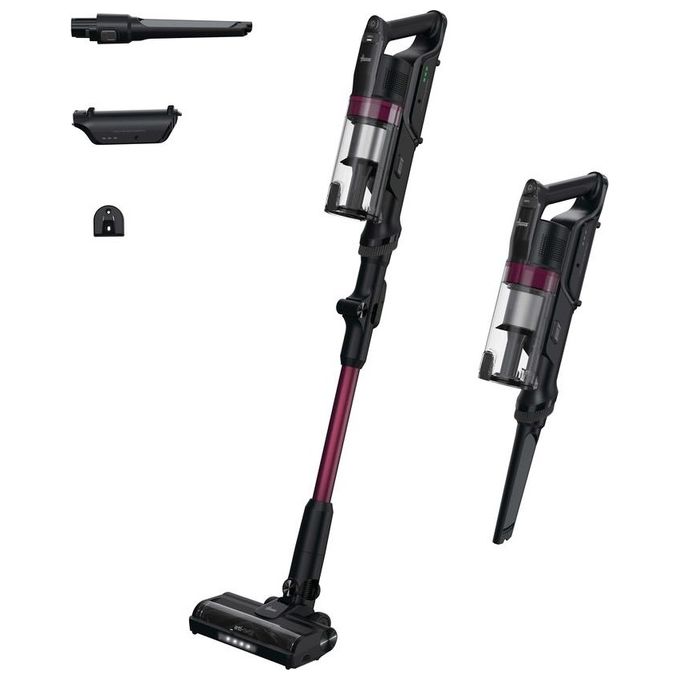 Image of Hoover HF1P10HX 011 Scopa Elettrica senza fili Aspirapolvere senza Sacco Ciclonica Potenza 165 Watt 22 Ah colore Magenta