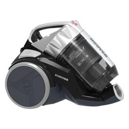 KS31PAR 011 Khross Aspirapolvere a Traino con Filo senza Sacco Tecnologia Multiciclonica Potenza 550 W Capacita' 1,8 Litri con Spazzola Parquet Luxor Black