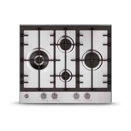 HHG6D5WC3X Piano Cottura a Gas Acciaio Inox da Incasso 60 cm 4 Bruciatori