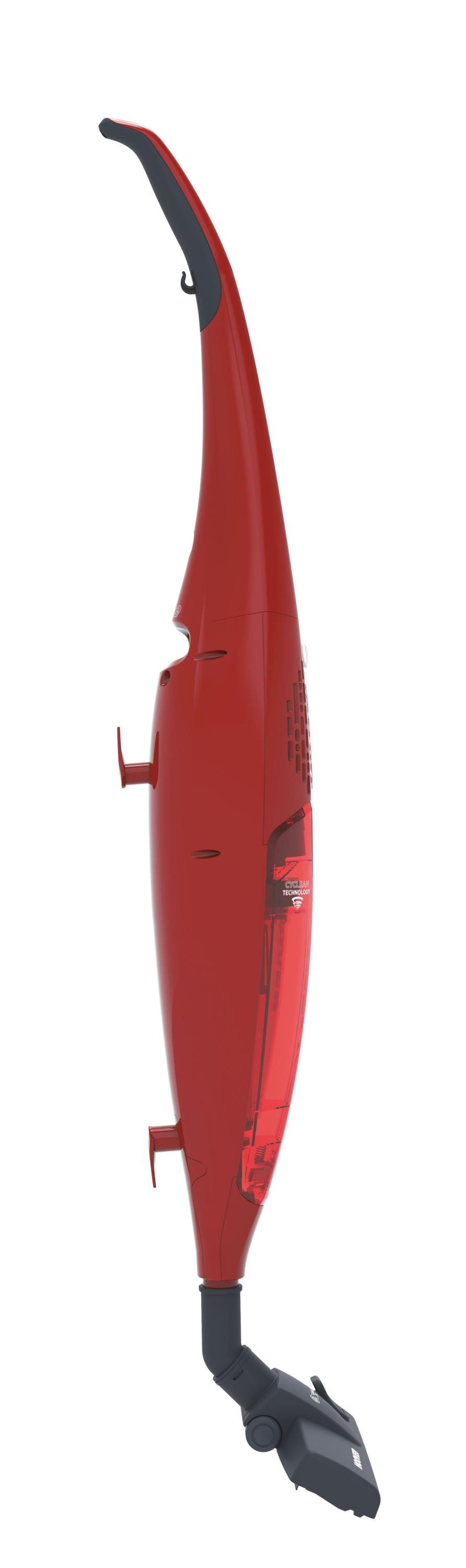 Scopa Elettrica Hoover Syrene Con Filo - Tecnologia Ciclonica, Filtro EPA Lavabile, 700W, Contenitore 0,7 L, Spazzola Per Parquet, Rosso
