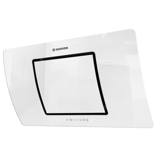 HDMC9800LW - Cappa a parete, aspirante, 90 cm, 537 m³/h, Classe A, 64 dB, comandi elettronici, 4 velocità, illuminazione LED, Bianco