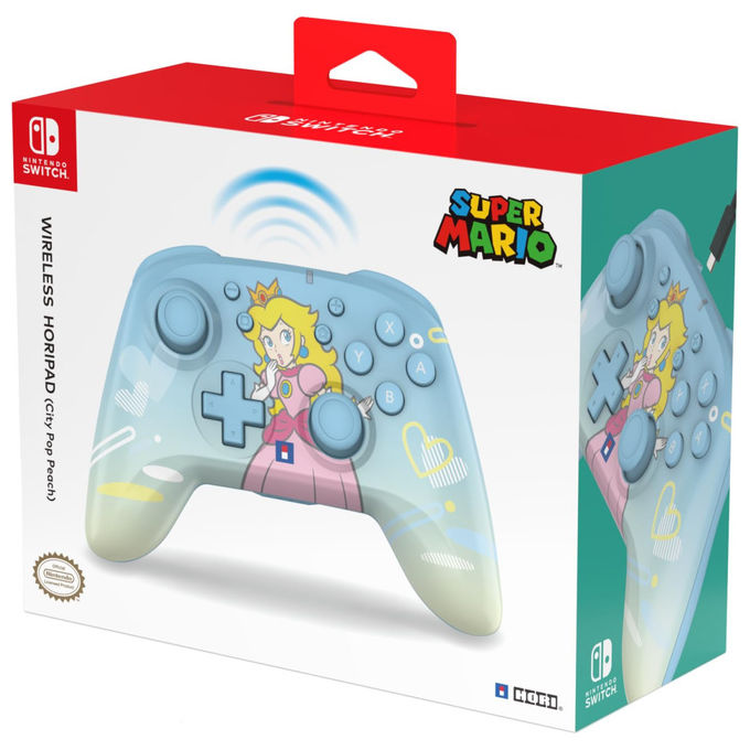 Hori NSW-526U Controller Wireless Horipad City Pop Peach Per Nintendo Switch