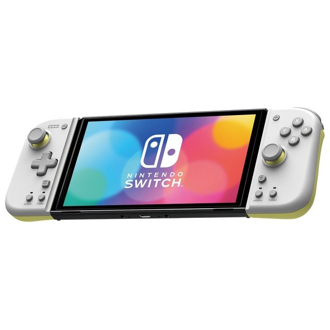 Image of Hori Gamepad per Nintendo Switch Split Pad Compact Light grigio e Giallo