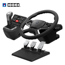 Hori, Volante con Pedali e Joystick USB, Force Feedback, Nero, Compatibile PC