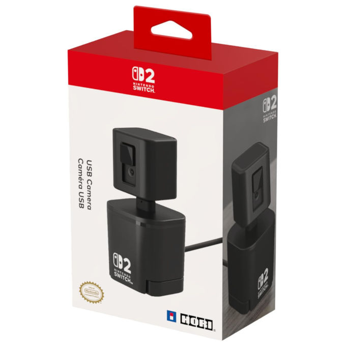 Hori, Webcam USB per Nintendo Switch 2, Nera, Con cavo