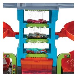 City Mega Torre Autolavaggio Include 1 Macchinina Color Shifters e Pratici Serbatoi per Acqua Si Collega ad altri Set