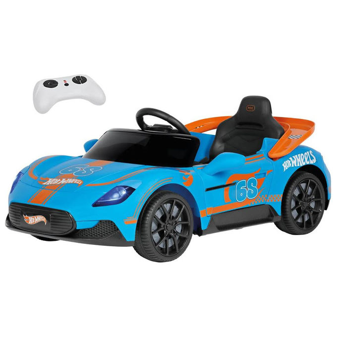 Peg Perego, Auto Elettrica Radiocomandata Hot Wheels RC, 12V, Luci LED, USB