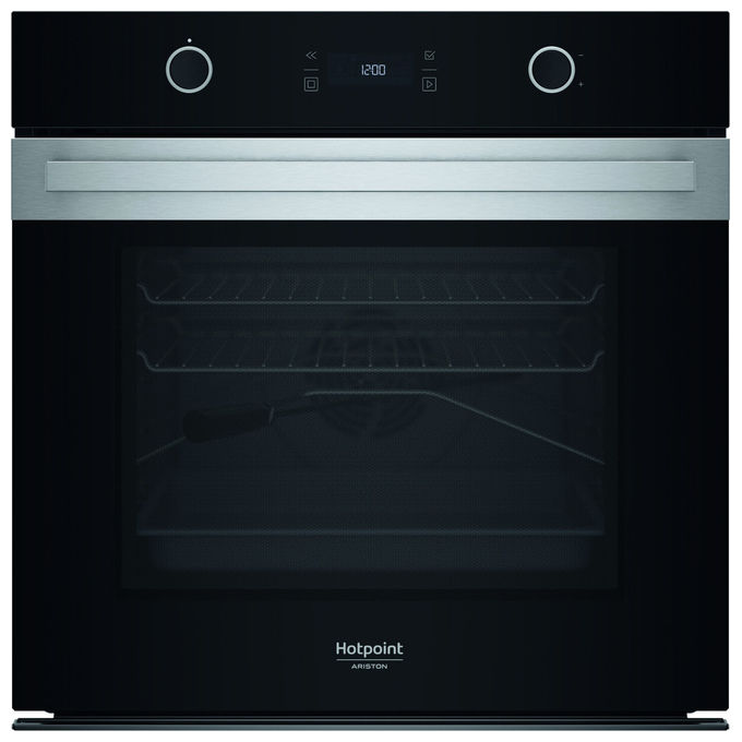 Hotpoint Ariston HAOI78PU0SXA Forno Elettrico Multifunzione da Incasso 73 L Nero Acciaio