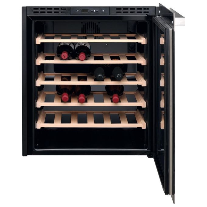 Hotpoint HA7 WC711 Cantinetta Vino 36 Bottiglie Classe energetica G 5 Ripiani in rovere 68 cm Nero