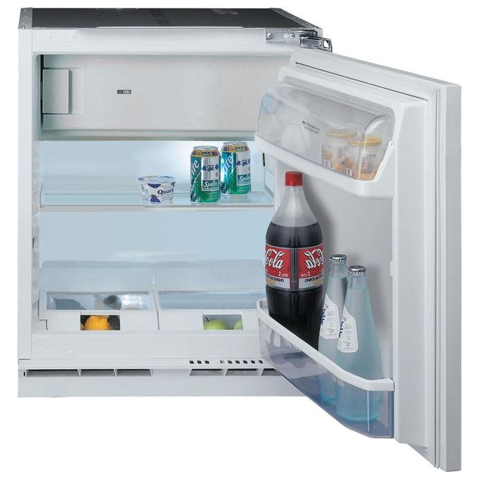 Image of Hotpoint HABUF011 Frigorifero con congelatore da incasso sottotop cm. 60 h. 82 Statico 126 litri Classe E