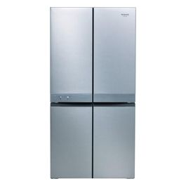 HAQ9 E1L Frigorifero Side by Side Quattro Porte Capacita' 591 Litri Classe energetica F No Frost 187,4 cm Acciaio Inox